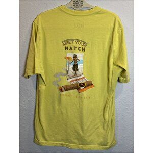 Tommy Bahama Relax T shirt Mens S Yellow Short Sleeve Cotton Casual Beach